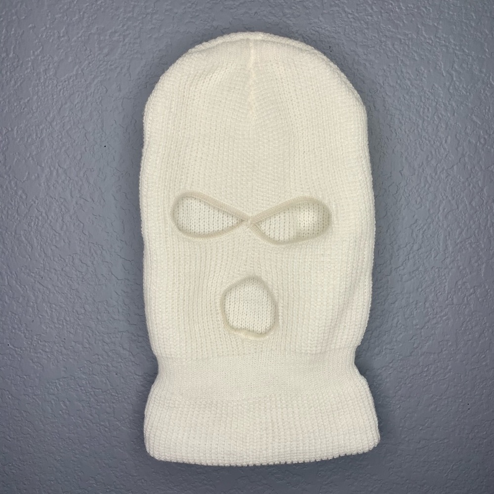 White ski mask